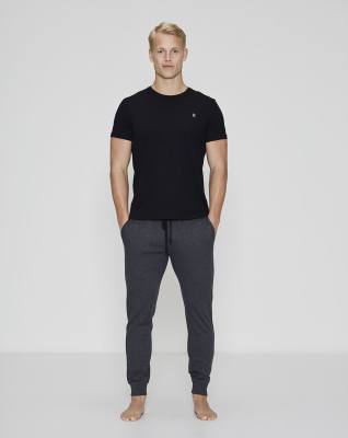 Bambus, Pique T-Shirt, Schwarz -JBS of Denmark Men