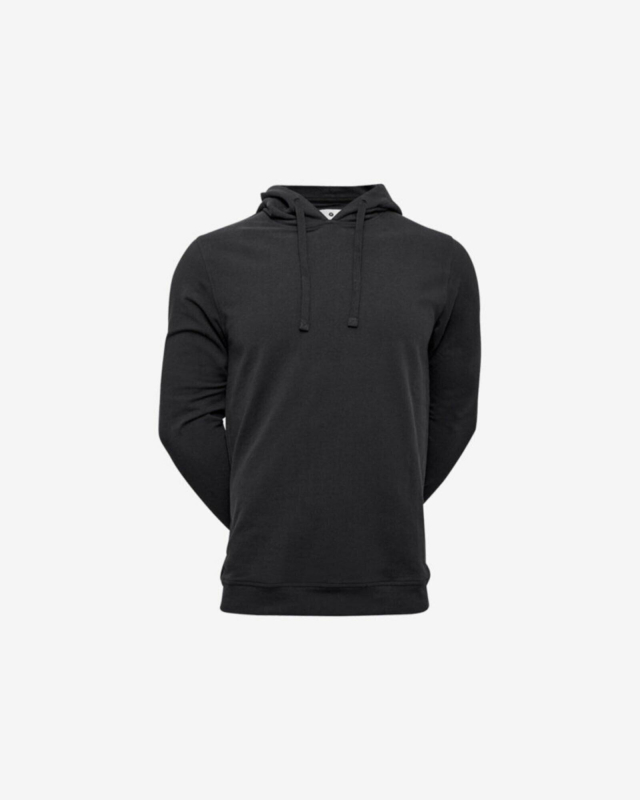 Bio-Baumwolle, Hoodie, Schwarz