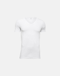 Bio-Baumwolle, Unterhemd T-Shirt mit Rundhalsausschnitt, Weiß -JBS of Denmark Men
