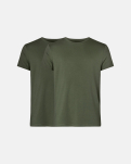 Bio-Baumwolle, T-Shirts, 2-Pack, Grün -Resteröds