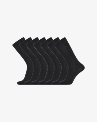 Bio-Baumwolle, Socken, 7-pack, Schwarz -Claudio