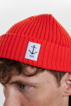Bio-Baumwolle, Beanie Mütze, Smula, orange -Resteröds