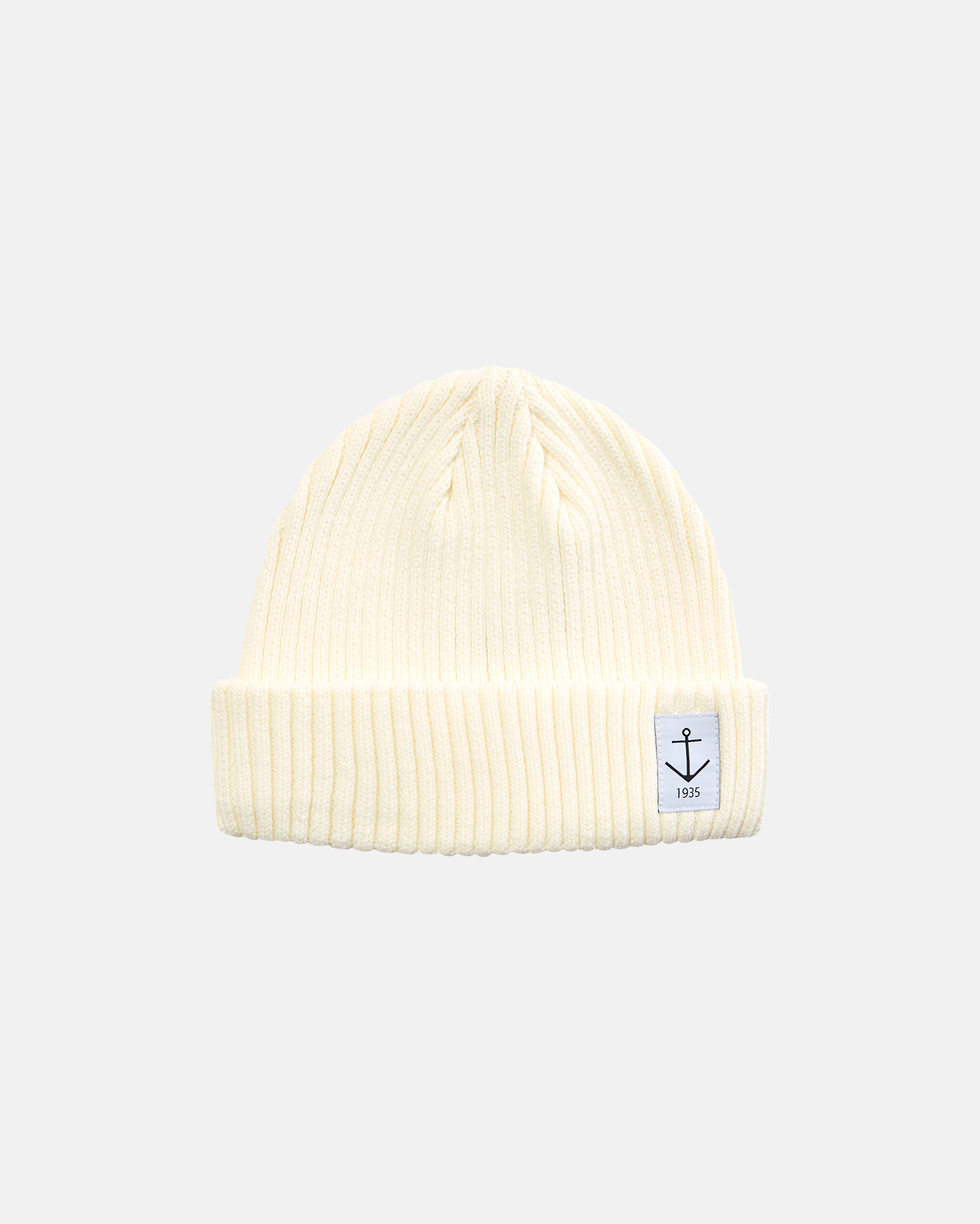 Baumwolle, Beanie Mütze, Smula, weiss -Resteröds Baumwolle, Beanie Mütze, Smula, weiss -Resteröds