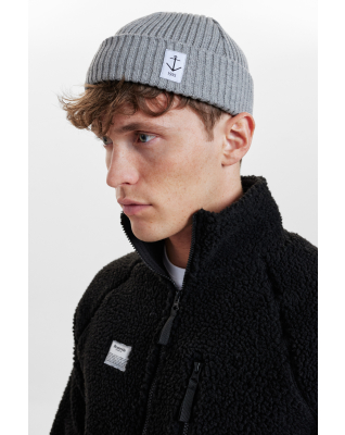 Bio-Baumwolle, Beanie Mütze, Smula, Grau