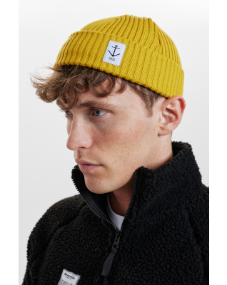 Bio-Baumwolle, Beanie Mütze, Smula, gelb