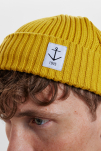 Bio-Baumwolle, Beanie Mütze, Smula, gelb -Resteröds