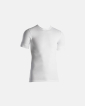 Bio-Baumwolle, T-Shirt "Rib", Weiß - Dovre