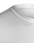 Bio-Baumwolle, T-Shirt "Rib", Weiß -Dovre