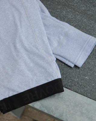 Lange Unterhose m. Eingriff, Bio-Baumwolle, Grau