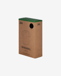 Bio-Baumwolle, Unterhemd mit Rundhalsausschnitt, 2-pack, Schwarz