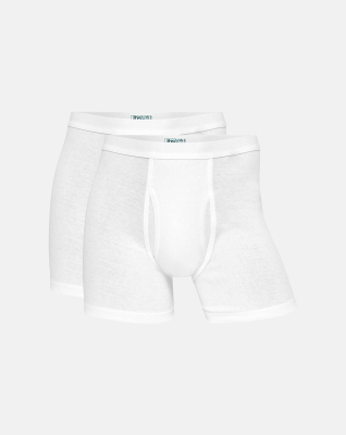Bio-Baumwolle, Unterhosen, 2-pack, Weiß