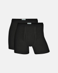 Bio-Baumwolle, Unterhosen, 2-pack, Schwarz