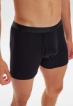 Bio-Baumwolle, Unterhosen, 2-pack, Schwarz