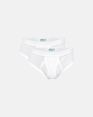 Bio-Baumwolle, Slips, 2-pack, Weiß
