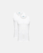 Bio-Baumwolle, Unterhemd Top, 2-pack, Weiß -JBS