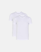 Bambusviskose, Unterhemd T-shirt, 2-Pack, Weiß - Junge - JBS