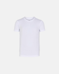 Bambusviskose, Unterhemd T-shirt, 2-Pack, Weiß - Junge
