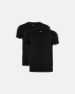 Bambusviskose, Unterhemd T-Shirt, 2-Pack, schwarz - Junge - JBS