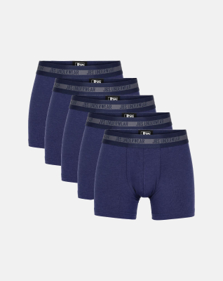 Bambusviskose, Unterhosen, 5-pack, Navy - Junge