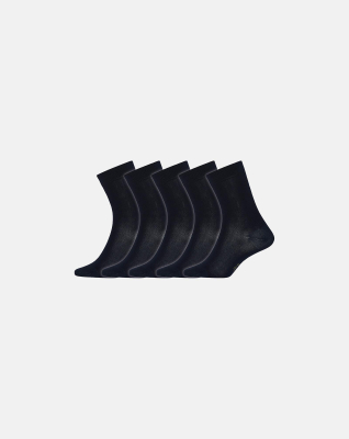 Bambusviskose, Strümpfe, 5-Pack, Blau - Junge