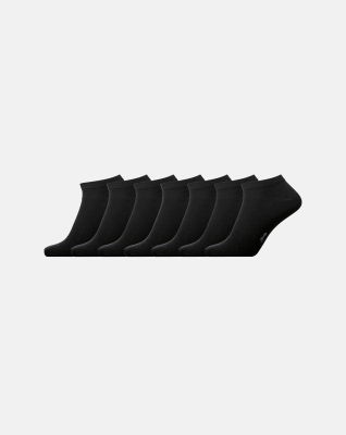 Bambusviskose, Footies, 7er-Pack, Schwarz