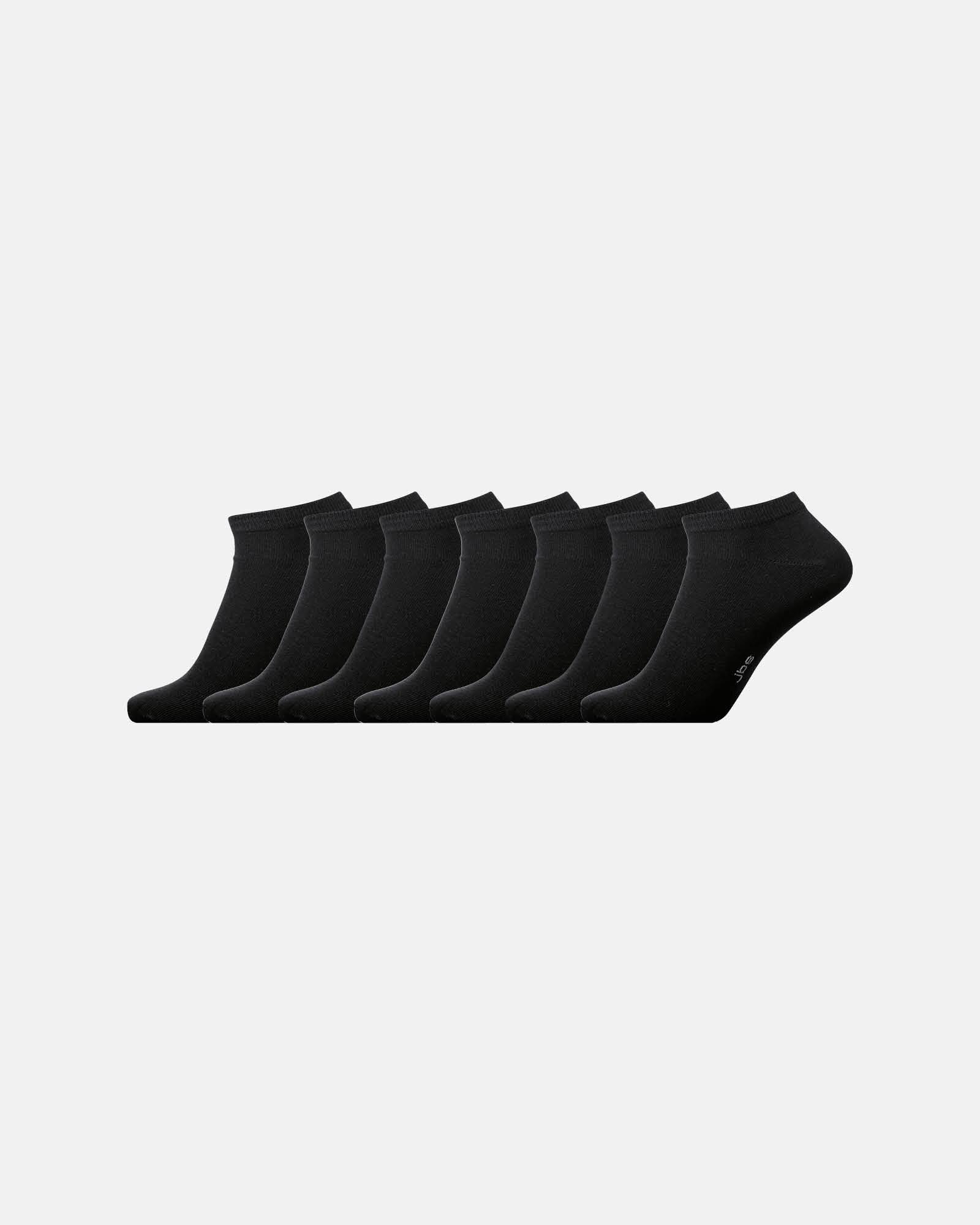 Bambusviskose, Füßlinge Strümpfen, 7-Pack, Schwarz -JBS Bambusviskose, Füßlinge Strümpfen, 7-Pack, Schwarz -JBS