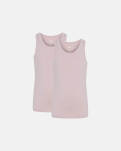 Bambus, Unterhemd, 2-pack, Rose, Mädchen