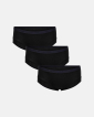Bambus, Hipster Slips, 3-pack, Schwarz, Mädchen - JBS of Denmark Kids