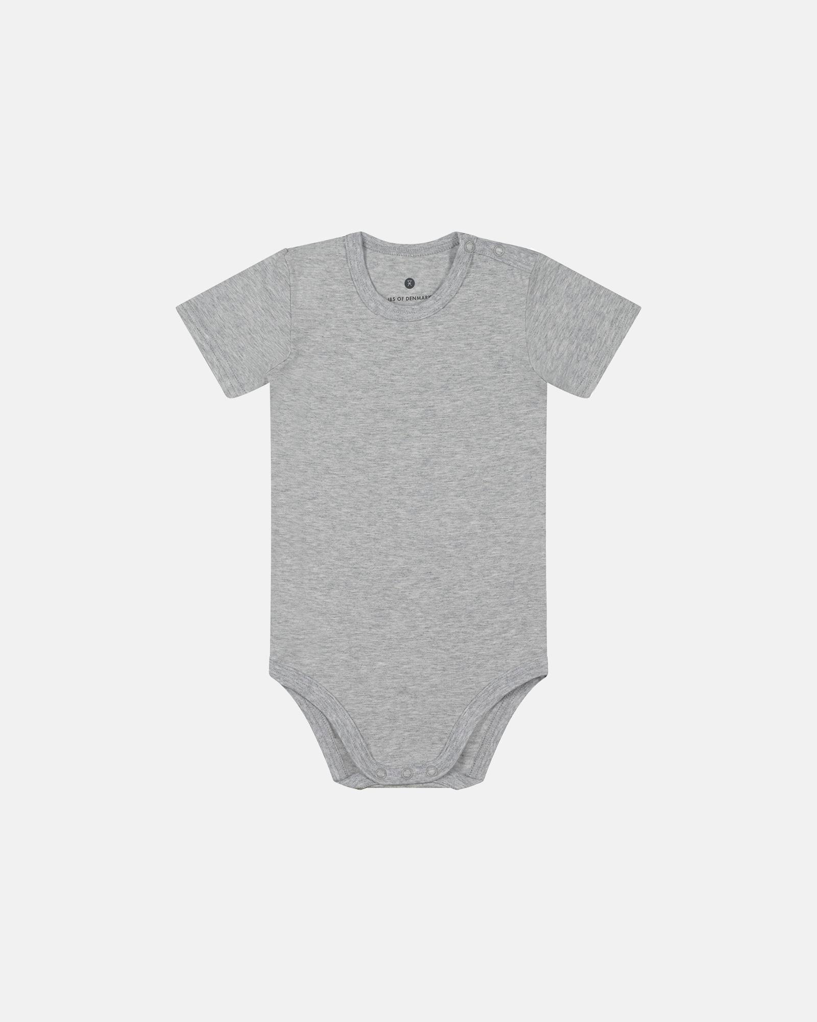 Bambusviskose, Kurzarm body, Grau -JBS of Denmark Kids Bambusviskose, Kurzarm body, Grau -JBS of Denmark Kids