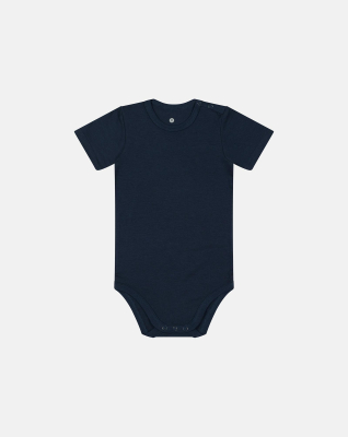 Bambusviskose, Kurzarm body, Navy Bambusviskose, Kurzarm body, Navy