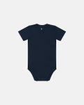 Bambusviskose, Kurzarm body, Navy