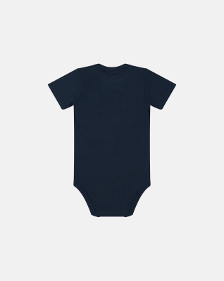 Bambusviskose, Kurzarm body, Navy Bambusviskose, Kurzarm body, Navy