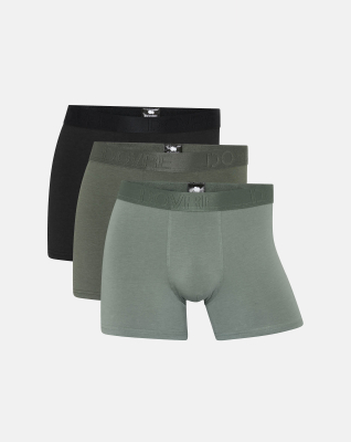 Tights 3-pack, Bambusviskose, Grün
