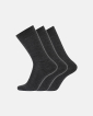 Bio-Wolle, Socken, 3-Pack, Grau - Dovre