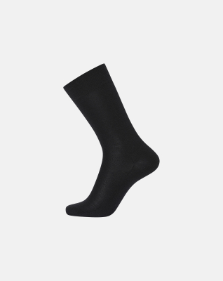 Bio-Wolle, Socken, 3-Pack, Schwarz