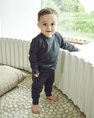 Bambus, Sweatshirt, Hellgrau