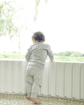 Bambus, Jogginghose, Grau