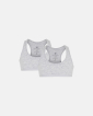 Bambus, Top, 2-pack, Grau, Mädchen - JBS of Denmark Kids