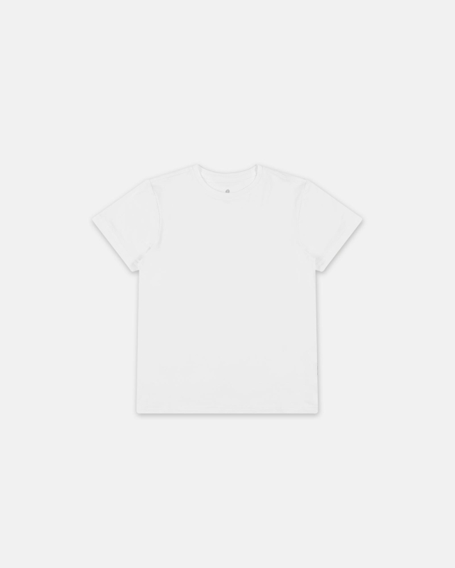 Bambus, T-Shirt o-neck, Weiß, Junge