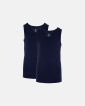 Bambus, Unterhemd, 2-pack, Navy, Junge - JBS of Denmark Kids