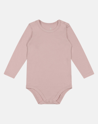 Bambusviskose, Langarm body, Rose