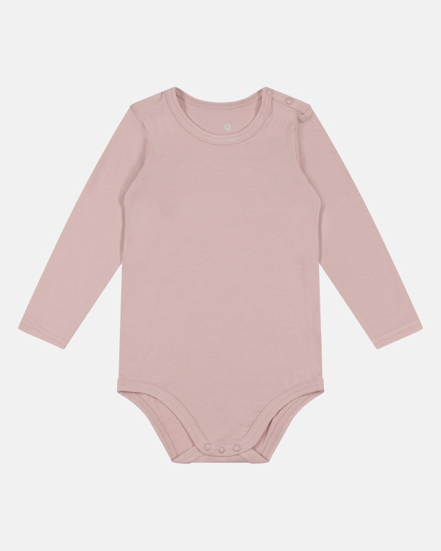 Bambusviskose, Langarm body, Rose