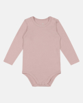 Bambusviskose, Langarm body, Rose