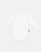 Bambusviskose, Langarm body, Weiß - JBS of Denmark Kids