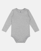 Bambusviskose, Langarm body, Hellgrau - JBS of Denmark Kids