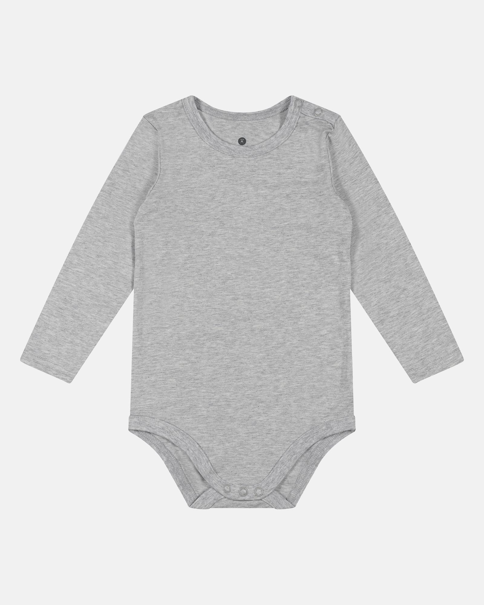 Bambusviskose, Langarm body, Hellgrau -JBS of Denmark Kids Bambusviskose, Langarm body, Hellgrau -JBS of Denmark Kids