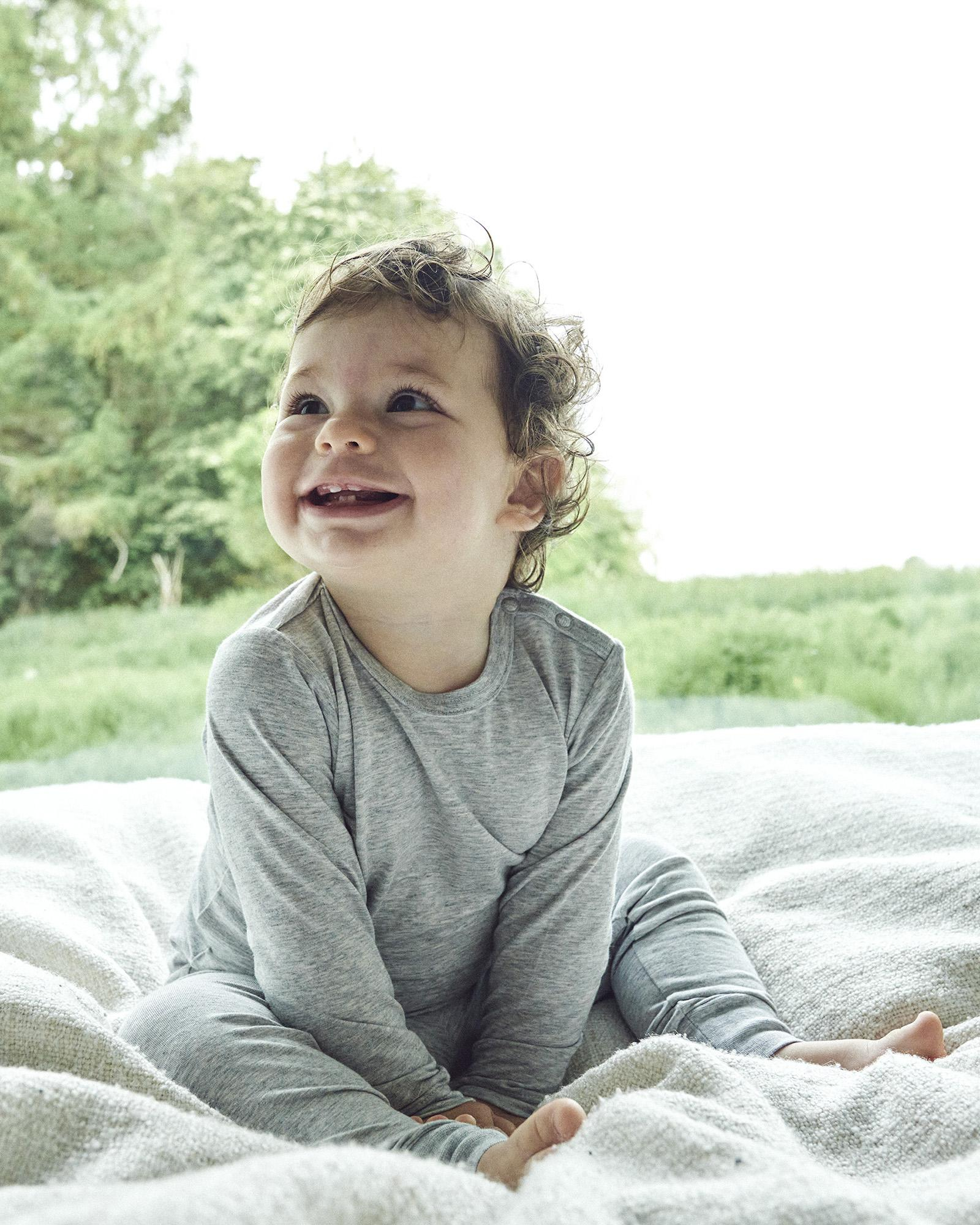 Bambusviskose, Langarm body, Hellgrau -JBS of Denmark Kids Bambusviskose, Langarm body, Hellgrau -JBS of Denmark Kids