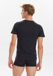 Bio-Baumwolle, T-Shirt, 3-Pack, Schwarz