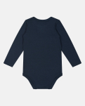 Bambusviskose, Langarm body, Navy