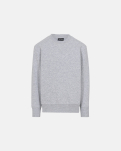 Bio-Baumwolle, Sweatshirt, Grau, Jungen